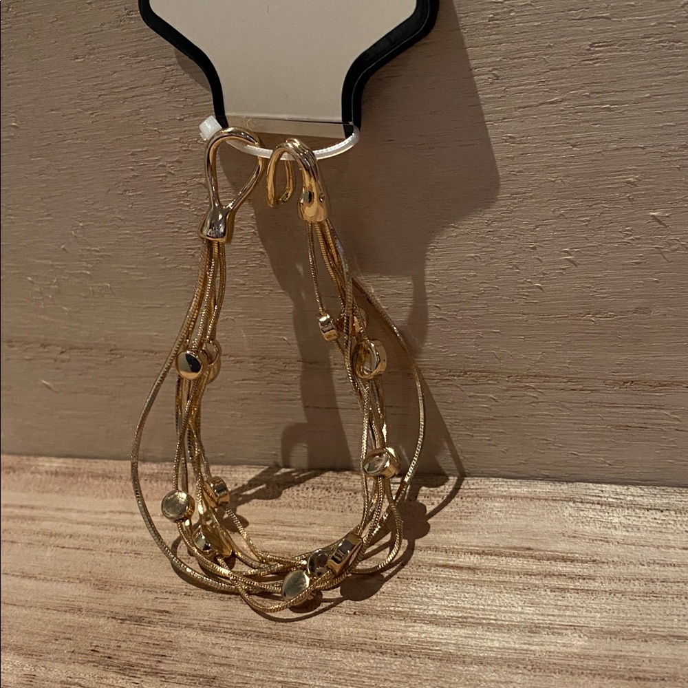 Napier Gold Multi-Strand Bracelet